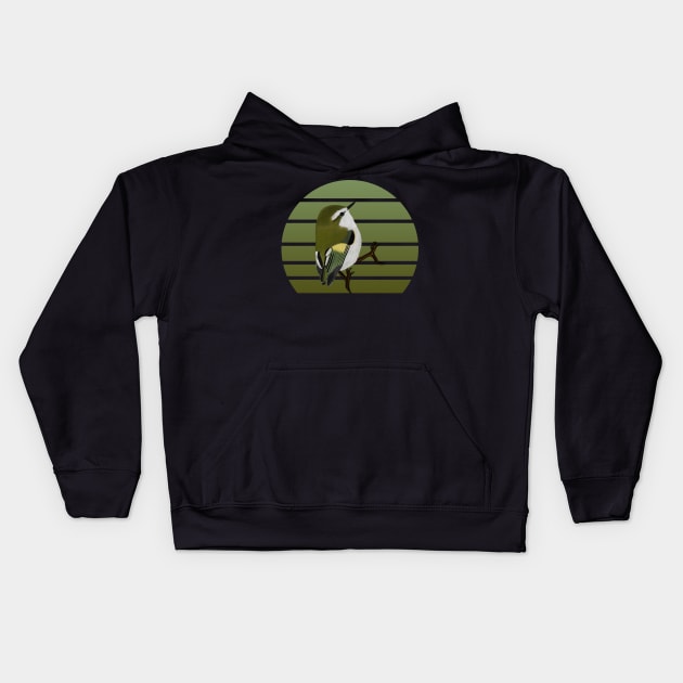 jz.birds Rifleman Bird Animal Art Kids Hoodie by jzbirds